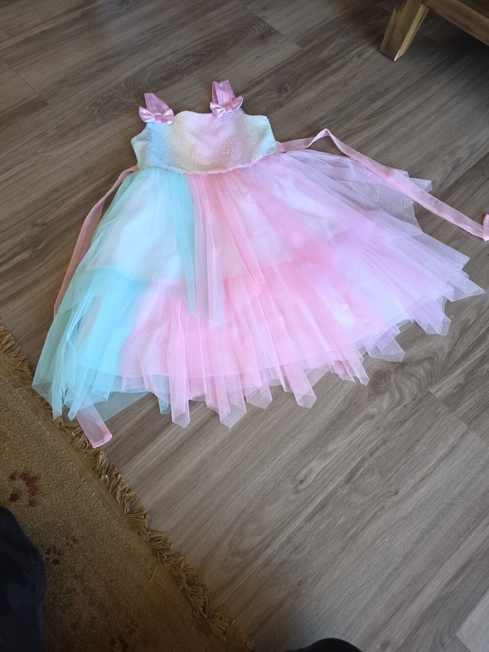 Jona Michelle Fairy Dress Tooling & Shimmer Size. 5
